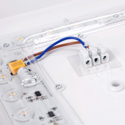 Brilagi - LED mennyezeti lámpa PILANA LED/24W/230V tölgy/fekete 32x32 cm