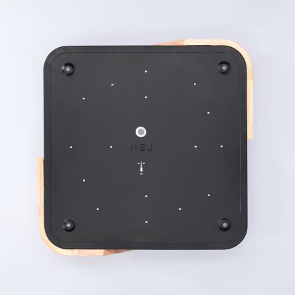 Brilagi - LED mennyezeti lámpa PILANA LED/24W/230V tölgy/fekete 32x32 cm
