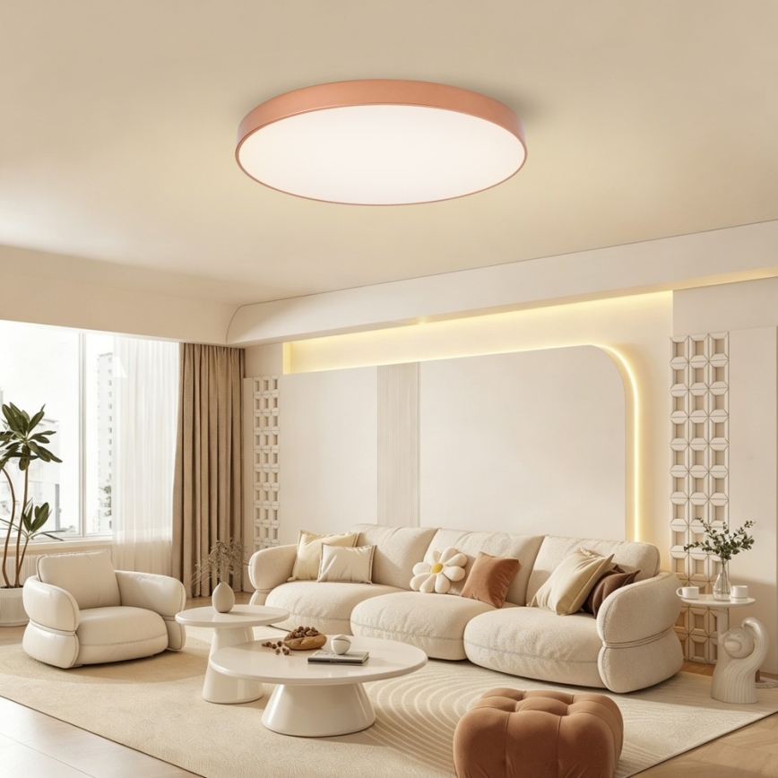 Brilagi - POOL LED mennyezeti lámpatest, 100 W, 230 V, 3000/4000/6000 K, átmérő 80 cm, bronz