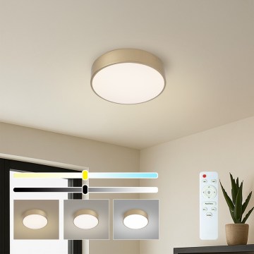Brilagi - LED mennyezeti lámpa POOL LED/24W/230V 3000/4000/6000K, átm. 20 cm, arany