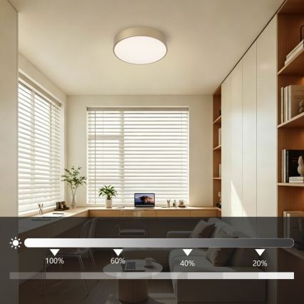 Brilagi - LED mennyezeti lámpa POOL LED/24W/230V 3000/4000/6000K, átm. 20 cm, arany