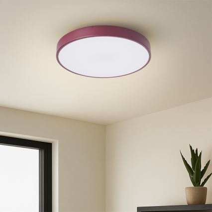 Brilagi - LED mennyezeti lámpatest POOL LED/36W/230V 3000/4000/6000K átm. 30 cm bordó