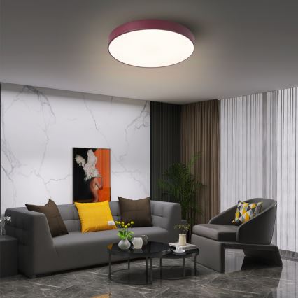 Brilagi - LED mennyezeti lámpatest POOL LED/36W/230V 3000/4000/6000K átm. 30 cm bordó