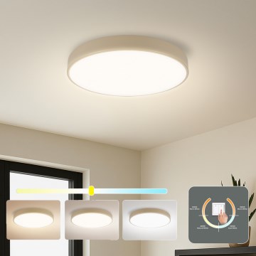 Brilagi - LED mennyezeti lámpa POOL LED/36W/230V 3000/4000/6000K átm. 30 cm bézs