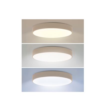 Brilagi - POOL LED mennyezeti lámpatest 36W/230V 3000/4000/6000K Ø30 cm, bézs