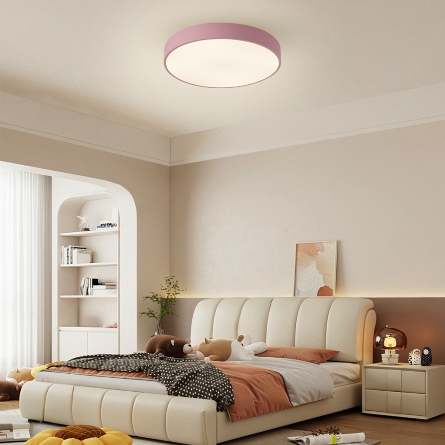 Brilagi - LED mennyezeti lámpatest POOL LED/48W/230V 3000/4000/6000K Ø 40 cm rózsaszín