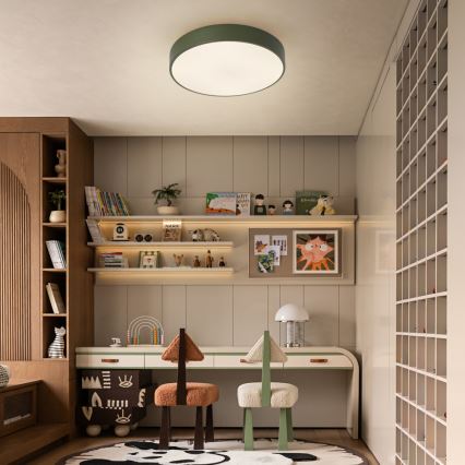 Brilagi - LED mennyezeti lámpatest POOL LED/48W/230V 3000/4000/6000K átmérő 40 cm zöld