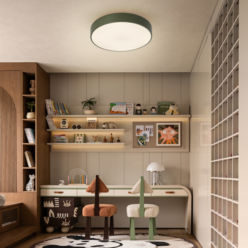 Brilagi - LED mennyezeti lámpatest POOL LED/48W/230V 3000/4000/6000K átmérő 40 cm zöld