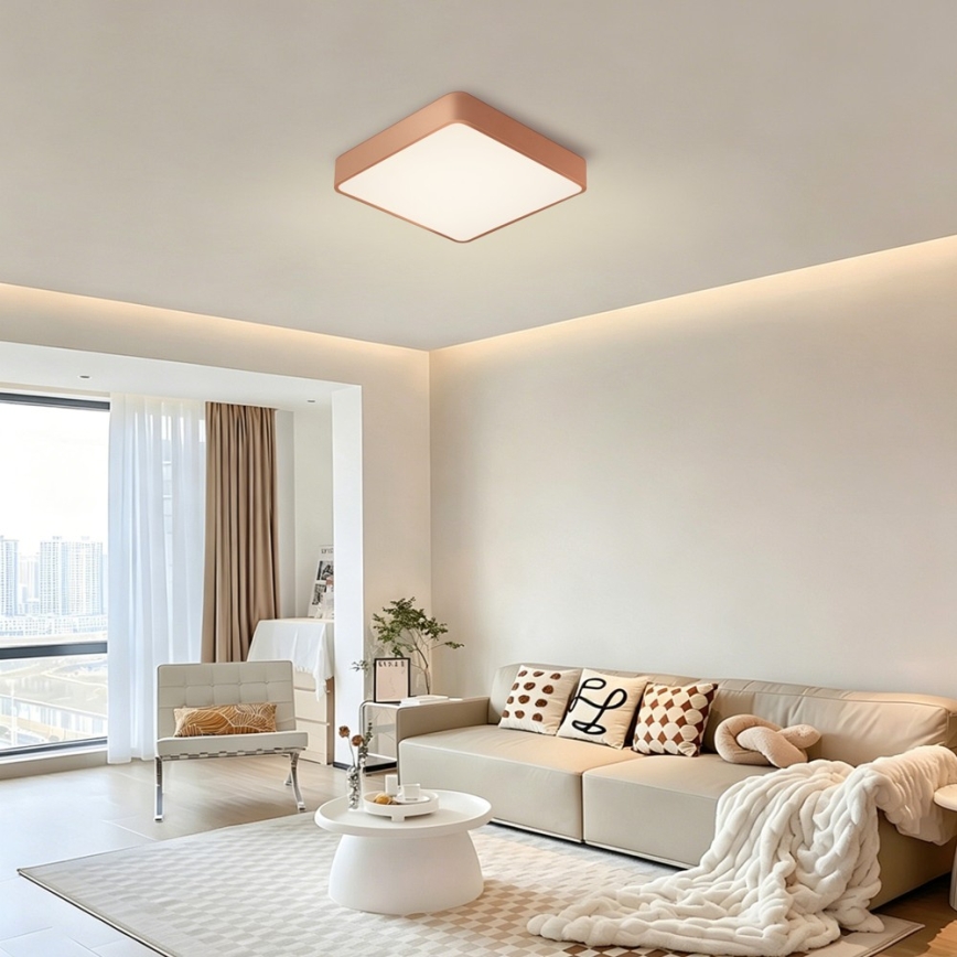 Brilagi - LED mennyezeti lámpatest POOL LED/48W/230V 3000/4000/6000K 50x50 cm bronzszínű