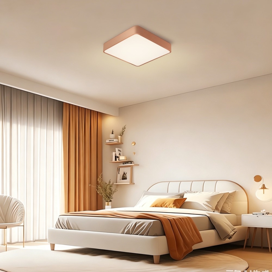 Brilagi - LED mennyezeti lámpatest POOL LED/48W/230V 3000/4000/6000K 50x50 cm bronzszínű
