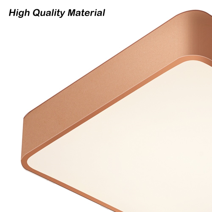 Brilagi - LED mennyezeti lámpatest POOL LED/48W/230V 3000/4000/6000K 50x50 cm bronzszínű