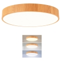Brilagi - LED mennyezeti lámpa POOL LED/48W/230V 3000/4000/6000K átm. 40 cm fa dekor