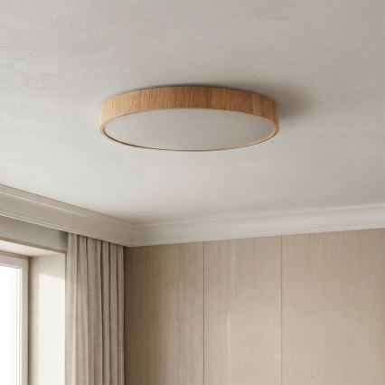 Brilagi - LED mennyezeti lámpa POOL LED/48W/230V 3000/4000/6000K átm. 40 cm fa dekor