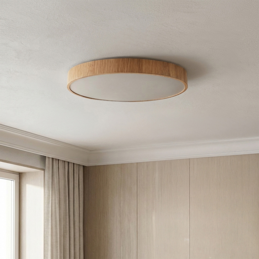 Brilagi - LED mennyezeti lámpa POOL LED/48W/230V 3000/4000/6000K átm. 40 cm fa dekor