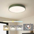 Brilagi - LED mennyezeti lámpa POOL LED/48W/230V 3000/4000/6000K Ø 40 cm zöld