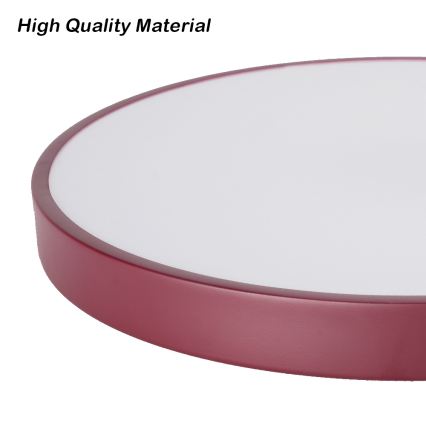 Brilagi - LED mennyezeti lámpa POOL LED/60W/230V 3000/4000/6000K Ø 50 cm bordó