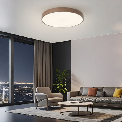 Brilagi - LED mennyezeti lámpa POOL LED/60W/230V 3000/4000/6000K átm. 60 cm barna