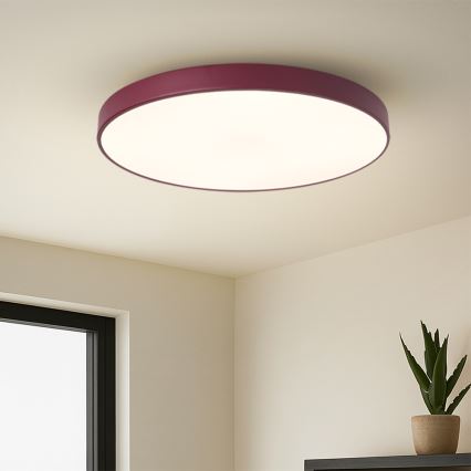 Brilagi - POOL LED mennyezeti lámpatest LED/60W/230V 3000/4000/6000K, átm. 60 cm, bordó