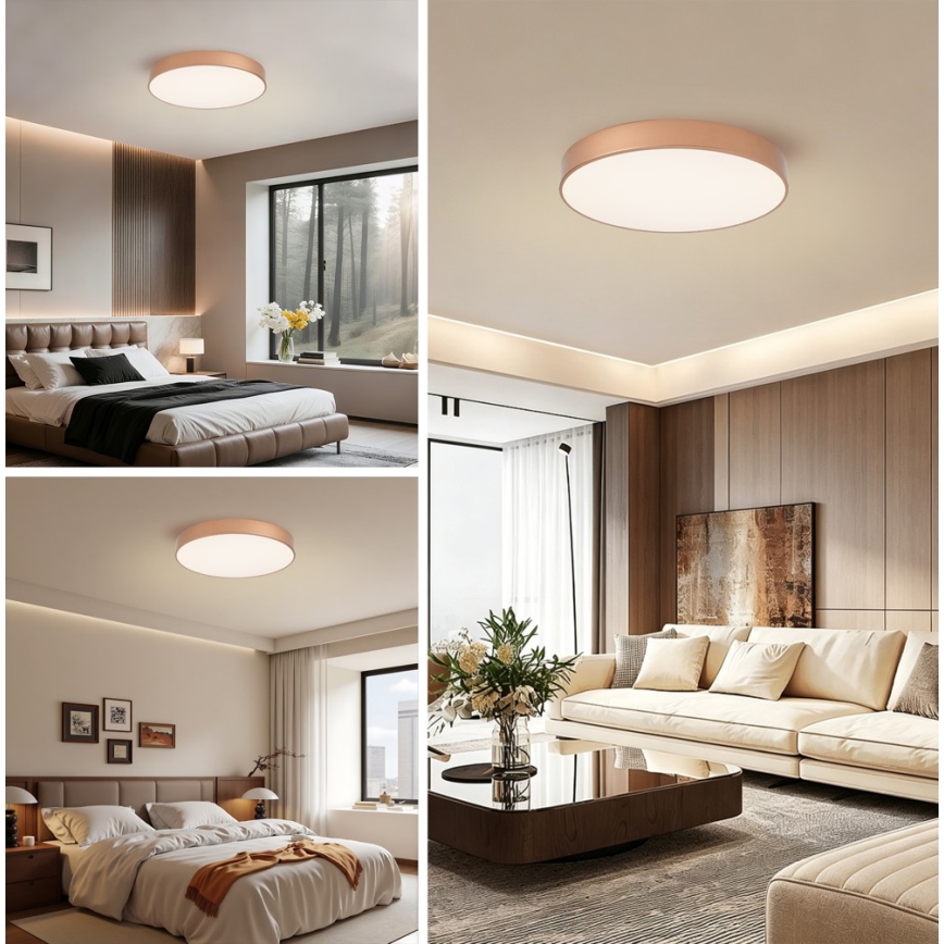 Brilagi - LED mennyezeti lámpa POOL LED/60W/230V 3000/4000/6000K átm. 50 cm bronzszínű