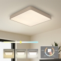 Brilagi - LED mennyezeti lámpa POOL SQUARE LED/36W/230V 3000/4000/6000K 40x40 cm bézs
