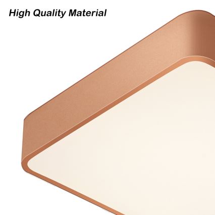 Brilagi - POOL SQUARE LED/36W/230V mennyezeti lámpatest 3000/4000/6000K 40x40 cm bronz