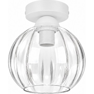 BRILAGI - LED mennyezeti lámpa RETRO GLASS 1xE27/60W/230V átm. 18 cm fehér/átlátszó