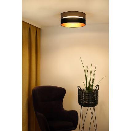 Brilagi - LED Mennyezeti lámpa ROYAL LED/24W/230V átm. 45 cm fekete/arany