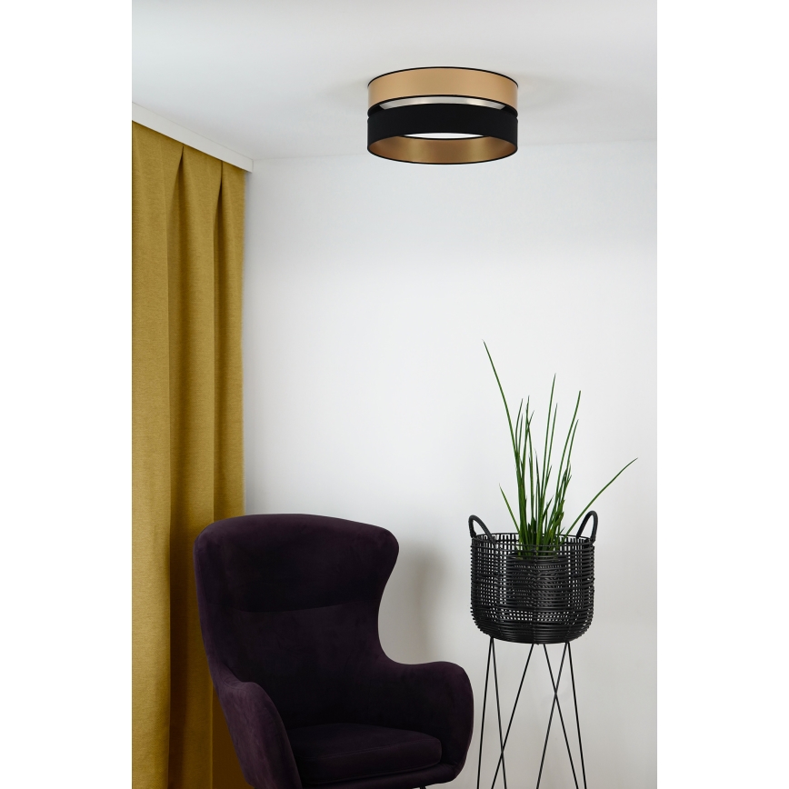 Brilagi - LED Mennyezeti lámpa ROYAL LED/24W/230V átm. 45 cm fekete/arany