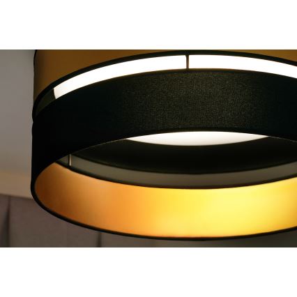 Brilagi - LED Mennyezeti lámpa ROYAL LED/24W/230V átm. 45 cm fekete/arany
