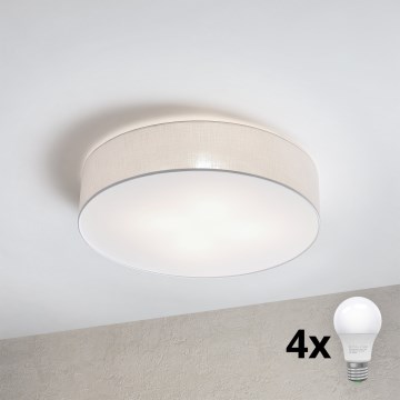 Brilagi - LED mennyezeti lámpa SIRIJA 4xE27/15W/230V átm. 60 cm fehér