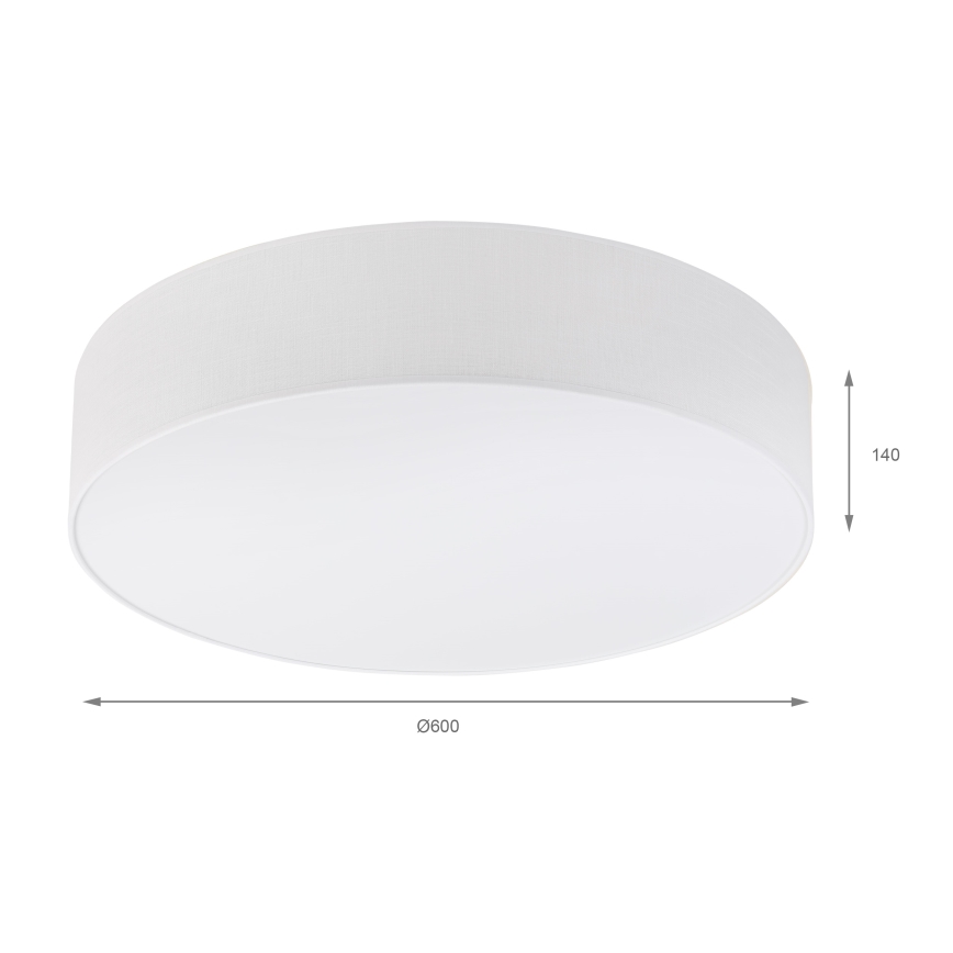 Brilagi - LED mennyezeti lámpa SIRIJA 4xE27/15W/230V átm. 60 cm fehér
