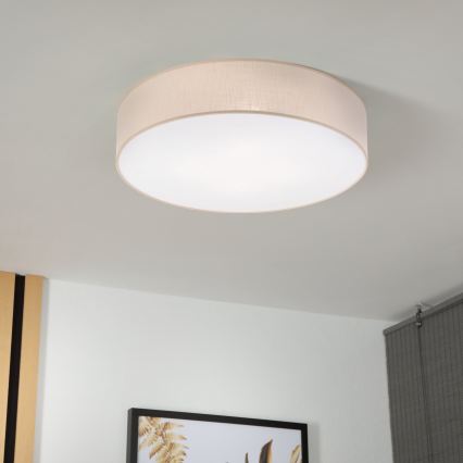 Brilagi - LED mennyezeti lámpa SIRIJA 4xE27/60W/230V, átmérő 60 cm, bézs