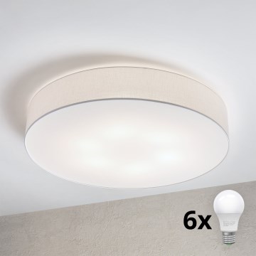 Brilagi - LED mennyezeti lámpa SIRIJA 6xE27/60W/230V átm. 80 cm fehér