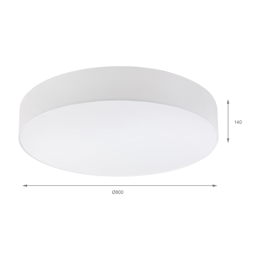 Brilagi - LED mennyezeti lámpa SIRIJA 6xE27/60W/230V átm. 80 cm fehér