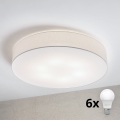 Brilagi - LED mennyezeti lámpa SIRIJA 6×E27/15W/230V Ø 80 cm fehér