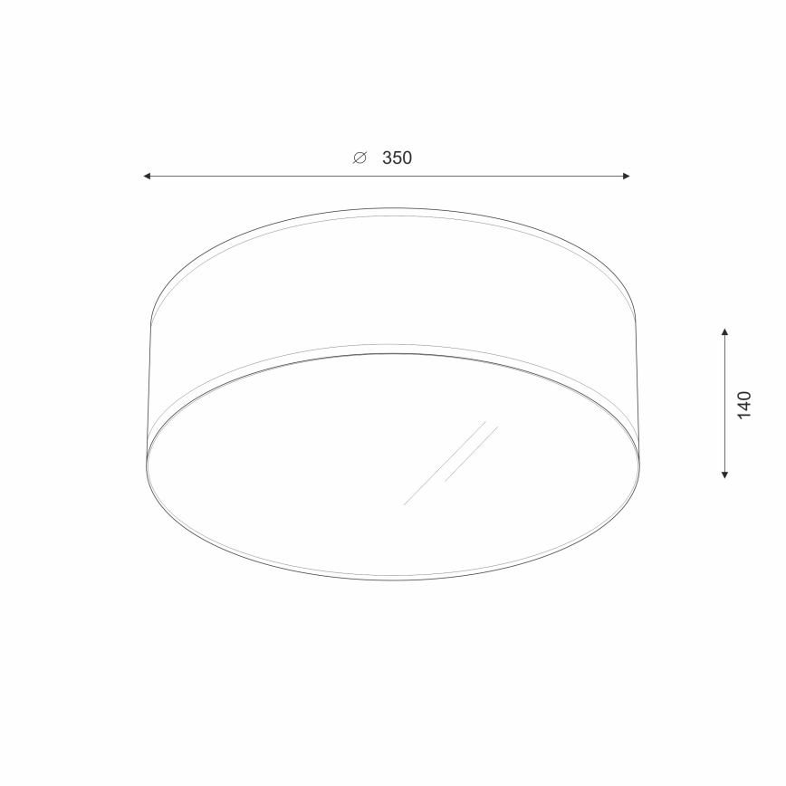 Brilagi - LED Mennyezeti lámpa SIRIJA LED/12W/230V átm. 35 cm bézs