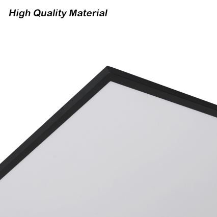 Brilagi - SLIMFRAME LED mennyezeti lámpa, 80 W, 230 V, 120x60 cm, 3000/4000/6000 K, fekete
