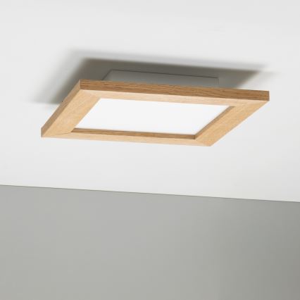 Brilagi - LED Mennyezeti lámpa SLIMFRAME WOOD LED/25W/230V 34x34 cm barna