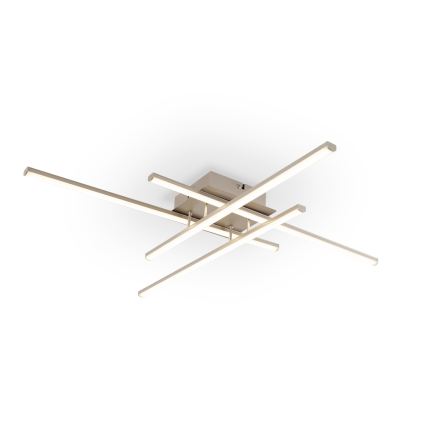 Brilagi - LED mennyezeti lámpatest STRIPES LED/37W/230V 68x68 cm ezüst