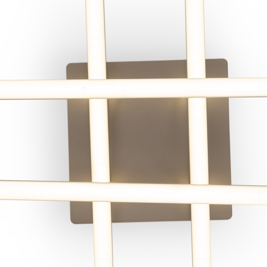 Brilagi - LED mennyezeti lámpatest STRIPES LED/37W/230V 68x68 cm ezüst