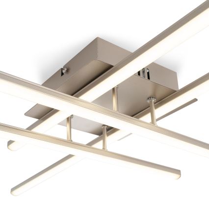 Brilagi - LED mennyezeti lámpatest STRIPES LED/37W/230V 68x68 cm ezüst