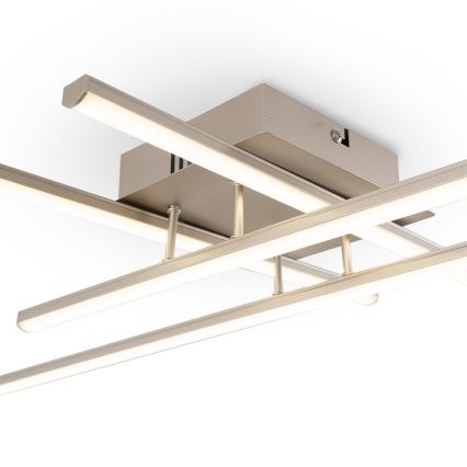 Brilagi - LED mennyezeti lámpatest STRIPES LED/37W/230V 68x68 cm ezüst