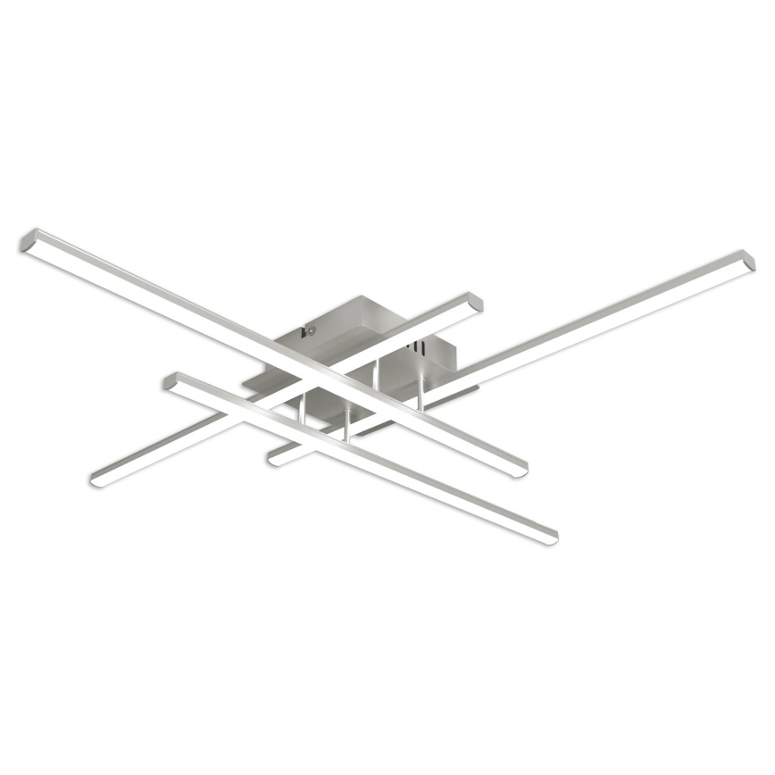 Brilagi - LED mennyezeti lámpatest STRIPES LED/37W/230V 68x68 cm ezüst