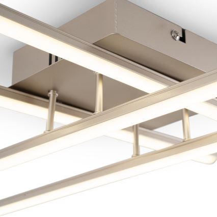 Brilagi - LED mennyezeti lámpatest STRIPES LED/37W/230V 68x68 cm ezüst