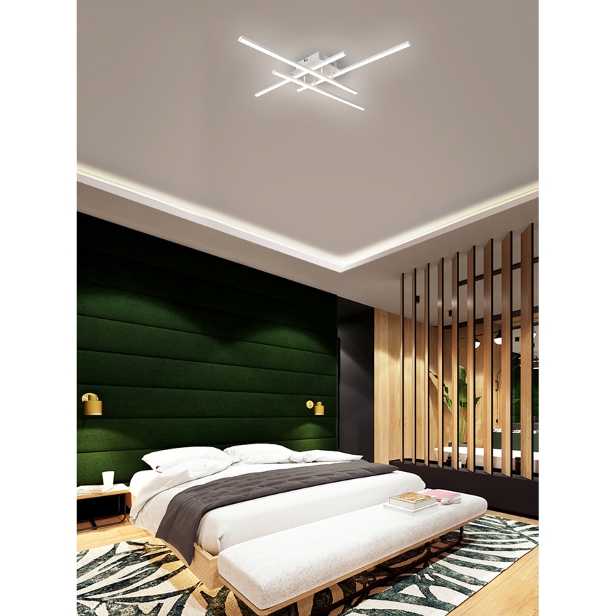 Brilagi - LED mennyezeti lámpa STRIPES LED/37W/230V 68x68 cm fehér