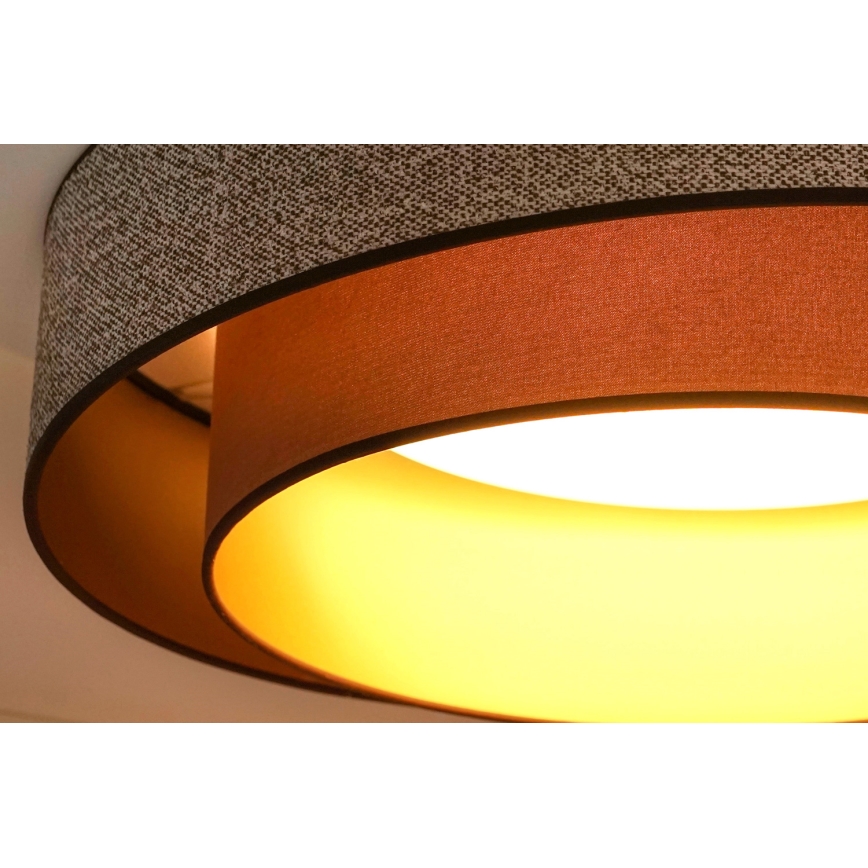 Brilagi - LED Mennyezeti lámpa VEGAS SHINE LED/24W/230V átm. 60 cm barna