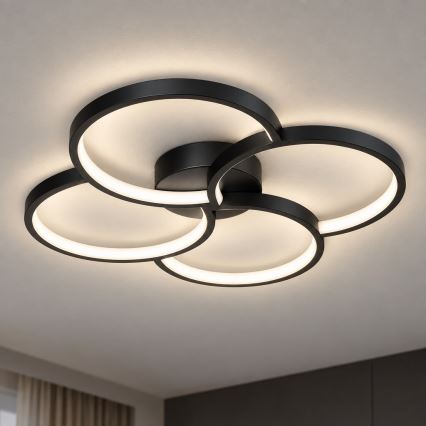 BRILAGI - LED mennyezeti lámpa VELO LED/42W/230V 4000K Ø 52 cm fekete