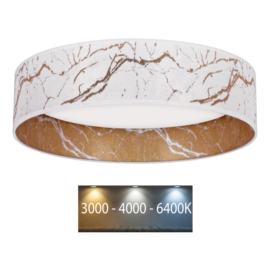 Brilagi - LED mennyezeti lámpa VELVET LED/24W/230V átm. 40 cm 3000/4000/6400K fehér/arany