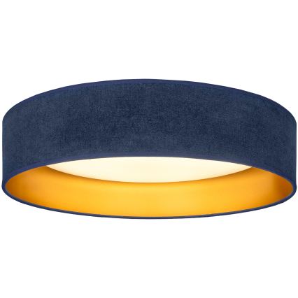 Brilagi - LED mennyezeti lámpatest VELVET SIMPLE LED/24W/230V 3000K Ø 45 cm kék/arany