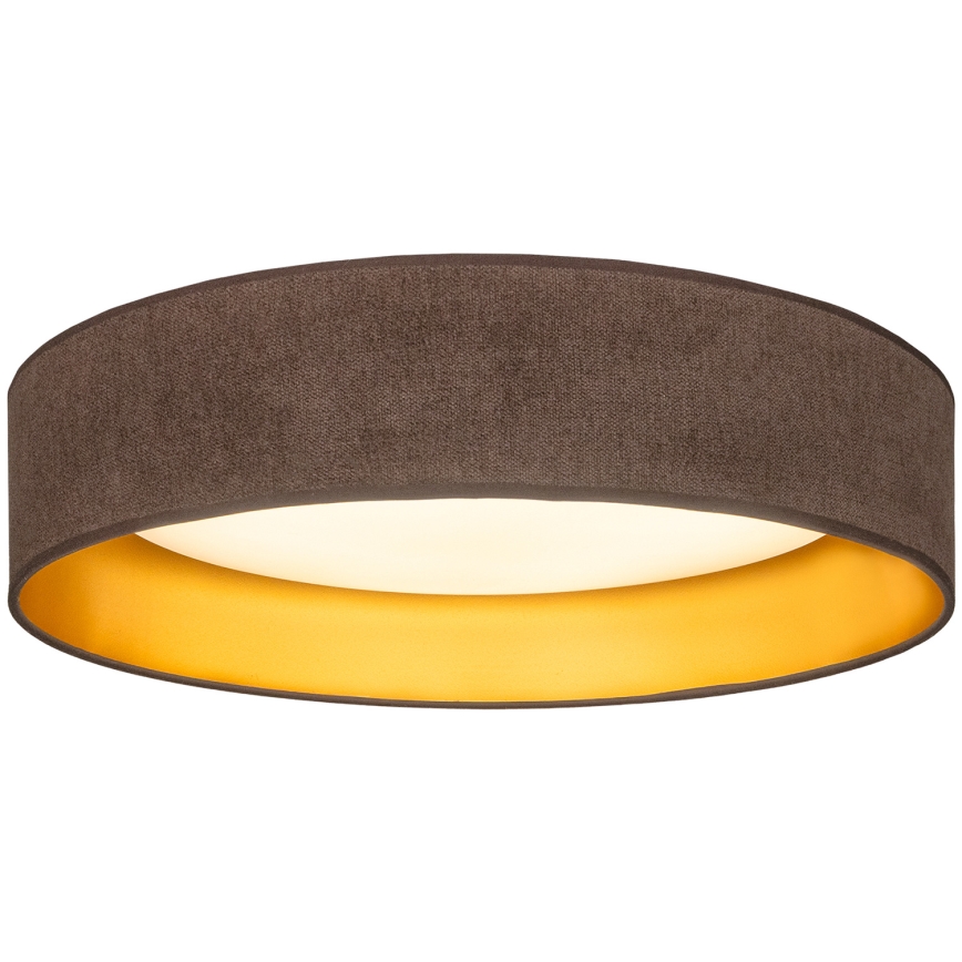 Brilagi - LED mennyezeti lámpa VELVET SIMPLE LED/24W/230V 3000K átm. 45 cm barna/arany